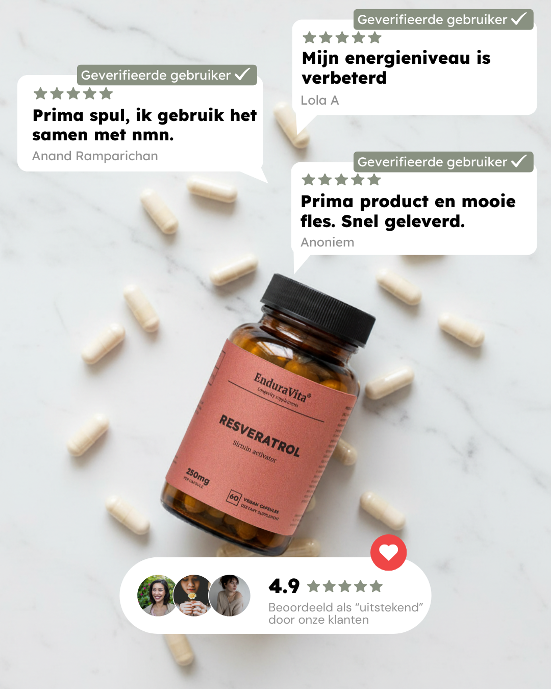 Gélules de resvératrol 250 mg